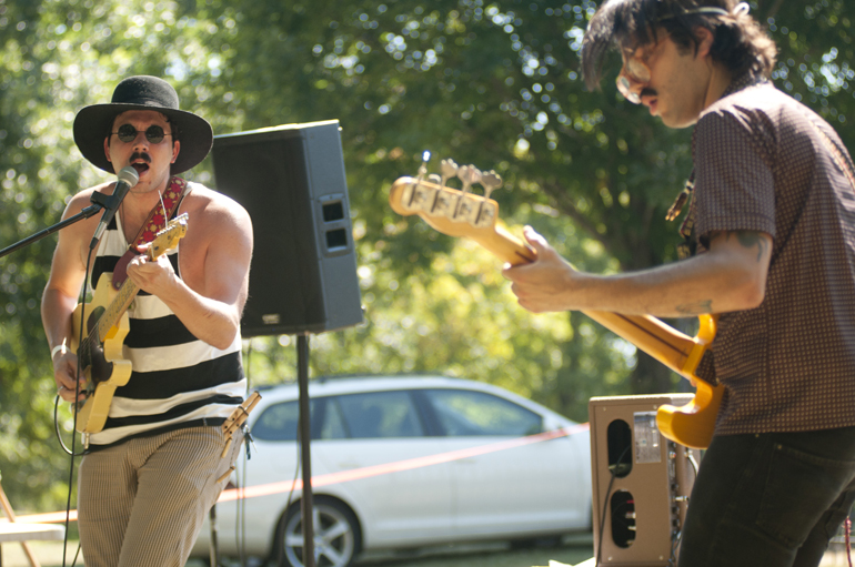 Energy Gown performs during the Cataracts Music Festival in Garfield Park, Saturday, August 24, 2013.