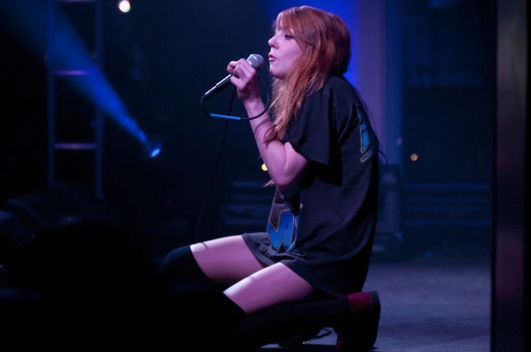 Kitty performs at Deluxe in Old National Centre, Tuesday, May 14, 2013.
