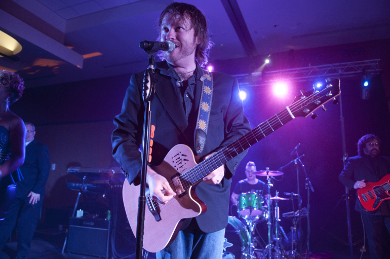 The Flying Toasters performs during the New Year\'s Eve Rock \'n\' Roll Ball at the Hyatt Regency downtown, Tuesday, Dec. 31, 2013.